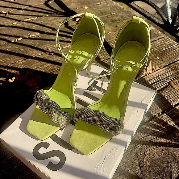 SCHUTZ Alissa Heel Sandals Sz 9,5 - Picture 7 of 16